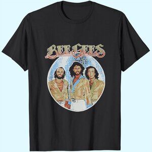 Bee Gees T-Shirt Classic Rock Band Logo Fan Tee 81